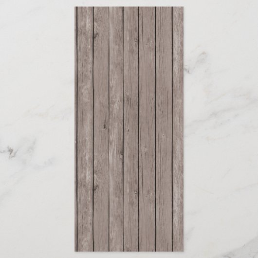 Rustikale Grüne Cross Boy Taufe Custom Event Menükarte (Rückseite)