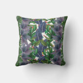 Rustikale Grüne Dinosauriername Kissen (Rückseite)