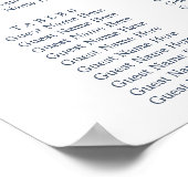 Rustikale Grüne Eukalyptus Sommerhochzeit. Poster (Ecke)