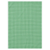 Rustikale grüne Gingham-Karo-Tischdecke Tischdecke (Vorderseite)