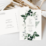 Rustikale Grüne Hochzeit Sichern Sie das Datum Pos Postkarte<br><div class="desc">Diese Rustikale Grüne Hochzeit Save the Date Postcard aus der Ashley Collection verfügt über handgezeichnet Blumen in schönen Grüntönen. Personalisieren Sie es einfach und schnell mit Ihren Daten. Klicken Sie einfach auf den Button "Anpassen",  um Stil und Position des Textes zu verändern und zu formatieren.</div>