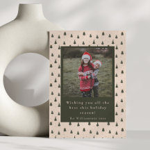 Rustikale Grüne Weihnachtsbaumen Zwei Foto Vertika