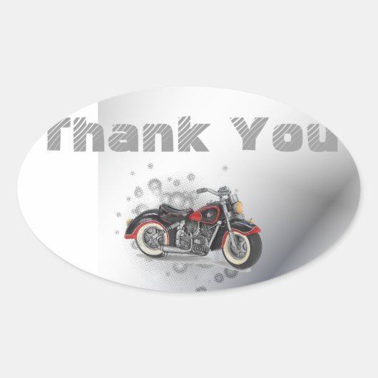 Rustikale Grunge Motorrad-Hochzeit Ovaler Aufkleber (Vorderseite)