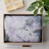 *~* Rustikale Grunge Rhododendron Blume Weiße Blüt Seidenpapier (Geschenk)