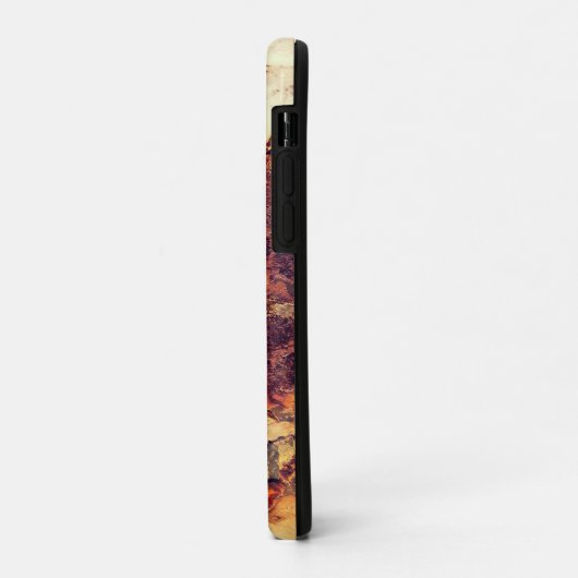 Rustikale Grunge Textur Case-Mate iPhone Hülle (Hinten/Links)