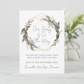 Rustikale Grünpflanzen Ankündigung (Stehend Vorderseite)