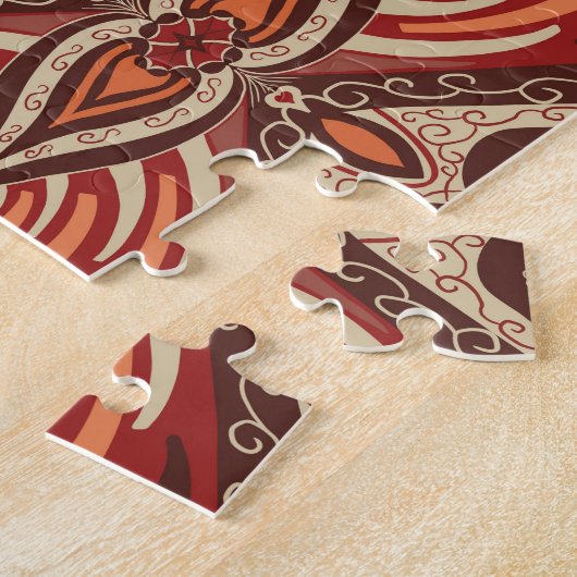 Rustikale Guinea Vögel wandern Puzzle (Seite)