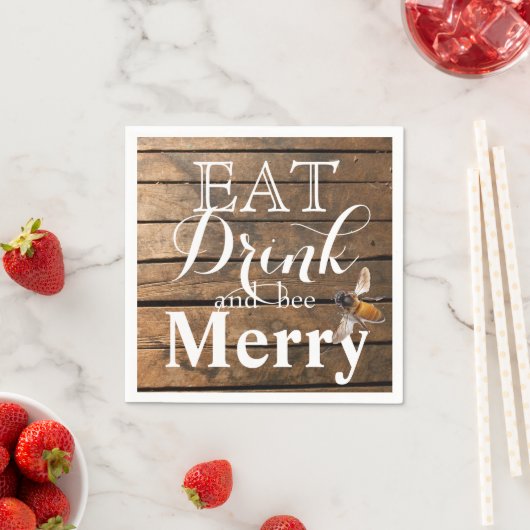 Rustikale Hainbuche Serviette (Beispiel)