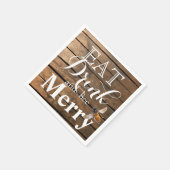 Rustikale Hainbuche Serviette (Ecke)