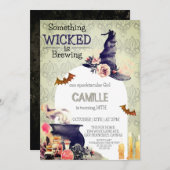 Rustikale Halle zwischen Geburtstagsparty Einladun Einladung (Vorne/Hinten)