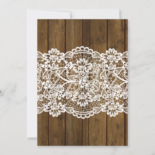 Rustikale Halloween-Brautdusche Einladung (Rückseite)