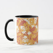 Rustikale Halloween-Muster Kaffeemaschine Tasse (Links)