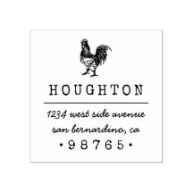 Rustikale handgezeichnet Roster-Rücksendeadresse