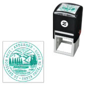 Rustikale, handgezeichnet Rücksendeadresse Permastempel (Beispiel)