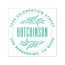 Rustikale, handgezeichnet Zweige Runde Rücksendead