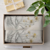 Rustikale Handgezogene Sketch Seidenpapier (Geschenk)