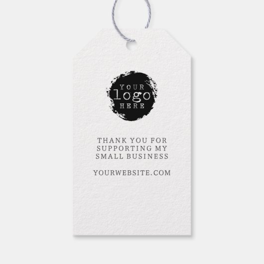 Rustikale Handmade mit Liebe Script Herz Backwaren Geschenkanhänger (Rückseite)