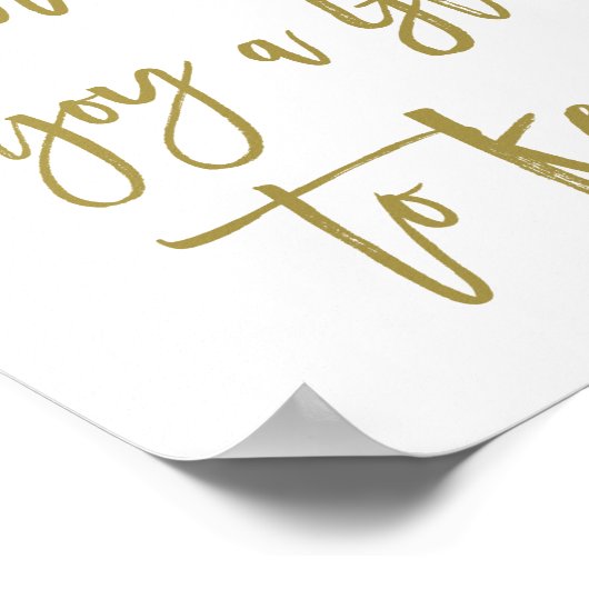 Rustikale Handschrift finden Sie Ihr Seat Wedding- Poster (Ecke)