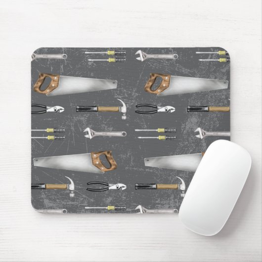 Rustikale Handwerkerwerkzeuge Mousepad (Mit Mouse)