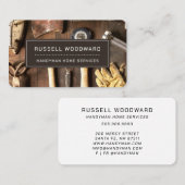 Rustikale Handyman-Handwerkzeuge für den Handel Visitenkarte (Vorne/Hinten)