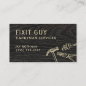 Rustikale Handyman-Werkzeuge, Bauwesen Visitenkarte (Vorderseite)