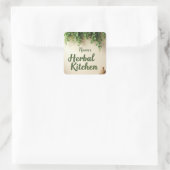 Rustikale Hangherbs Kitchen Jar Stickers (Tasche)