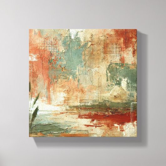 Rustikale Harmonie Leinwanddruck (Vorderseite)