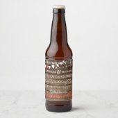 Rustikale, harte Apfelwein | Bierflaschenetikett (Vorderseite)