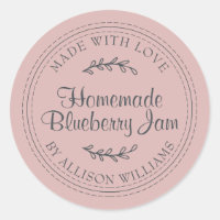 Rustikale hausgemachte Blaubeere Jam Canning Silve