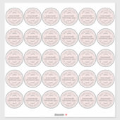 Rustikale hausgemachte Blaubeere, Marmelade, Paste Aufkleber (Blatt)