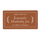 Rustikale hausgemachte Blueberry Jam Canning Terra (Vorne)