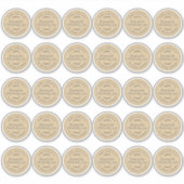 Rustikale hausgemachte Blueberry Jam Kraft Papier Aufkleber (Vorderseite)