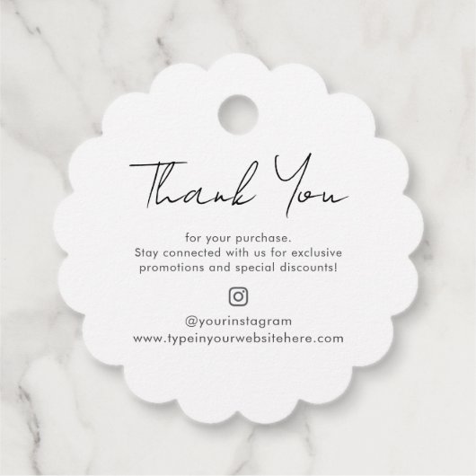 Rustikale, hausgemachte Erdbeere Jam Packaging Han Geschenkanhänger (Rückseite)