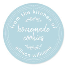 Rustikale hausgemachte Kekse Pastellblau