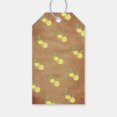 Rustikale hausgemachte Limoncello Lemon Lemon Geschenkanhänger (Rückseite)