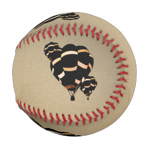 Rustikale Heißluftballons Baseball