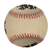 Rustikale Heißluftballons Baseball (Vorderseite)