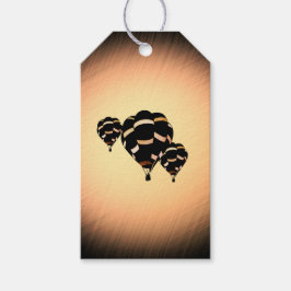 Rustikale Heißluftballons Geschenkanhänger