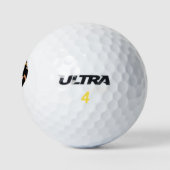 Rustikale Heißluftballons Golfball (Logo)