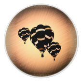Rustikale Heißluftballons Keramikknauf (Vorderseite)