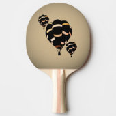 Rustikale Heißluftballons Tischtennis Schläger (Vorderseite)