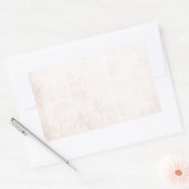 Rustikale helle Aprikose Rechteckiger Aufkleber (Umschlag)