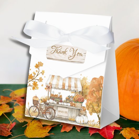 Rustikale Herbst-Bauern Markt Kinderdusche Geschenkschachtel