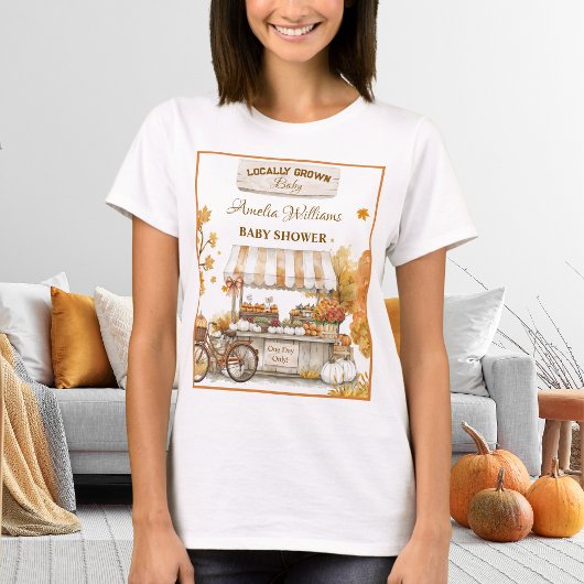 Rustikale Herbst-Bauern Markt Kinderdusche T-Shirt