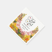 Rustikale Herbst-Bläserzitat bei Hochzeiten von Li Serviette (Ecke)