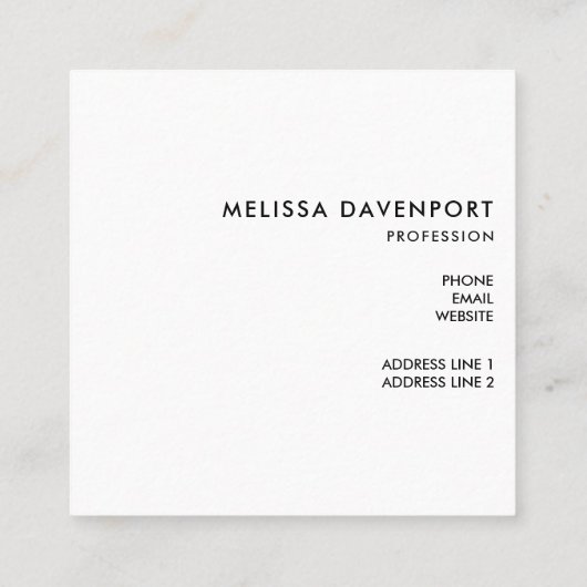 Rustikale Herbst-Blume und Kerzen auf Imitaten Pap Quadratische Visitenkarte (Rückseite)