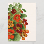 Rustikale Herbst-Blumen Hochzeit Save-the-Date-Kar Einladung (Rückseite)