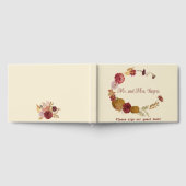 Rustikale Herbst-Blumen-Kürbis-Hochzeit  Gästebuch (Voll)