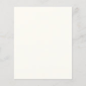 Rustikale Herbst Budget Brautdusche Einladung (Rückseite)