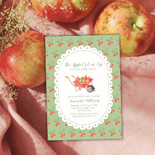 Rustikale Herbst-Ernte Der Augapfel Baby Shower Einladung